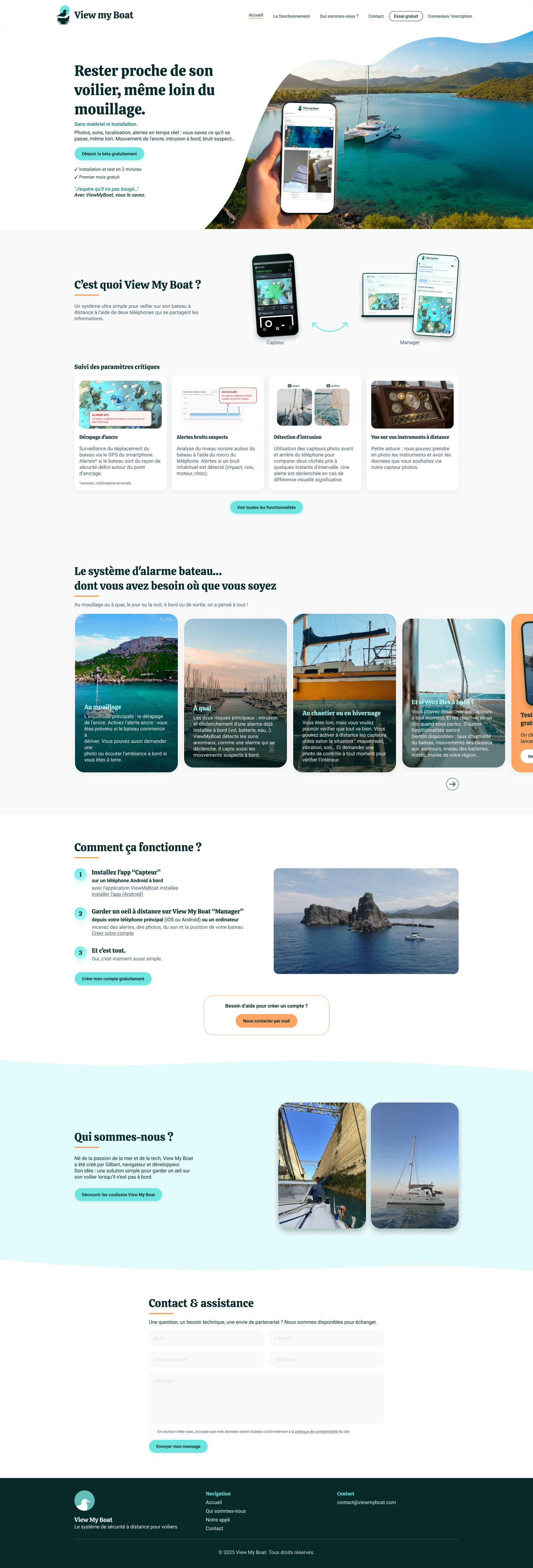 Site vitrine paysagiste — Webdesign Lyon