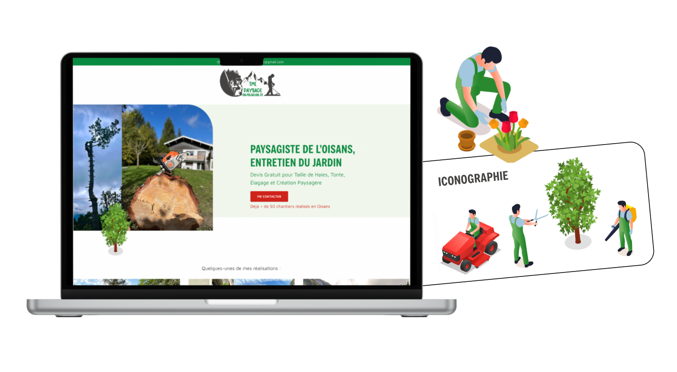 Site vitrine TML Paysage